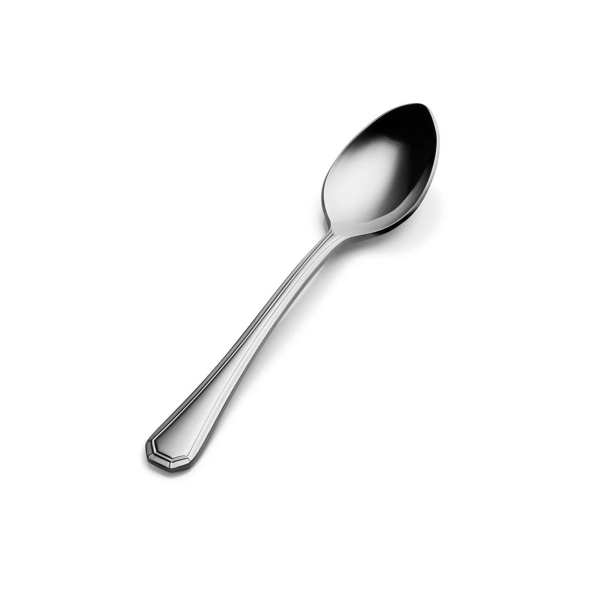 Bon Chef Prism Stainless Steel Teaspoon, Silver, 12/Case - 5 13/16" 18/10 Weight Teaspoon
