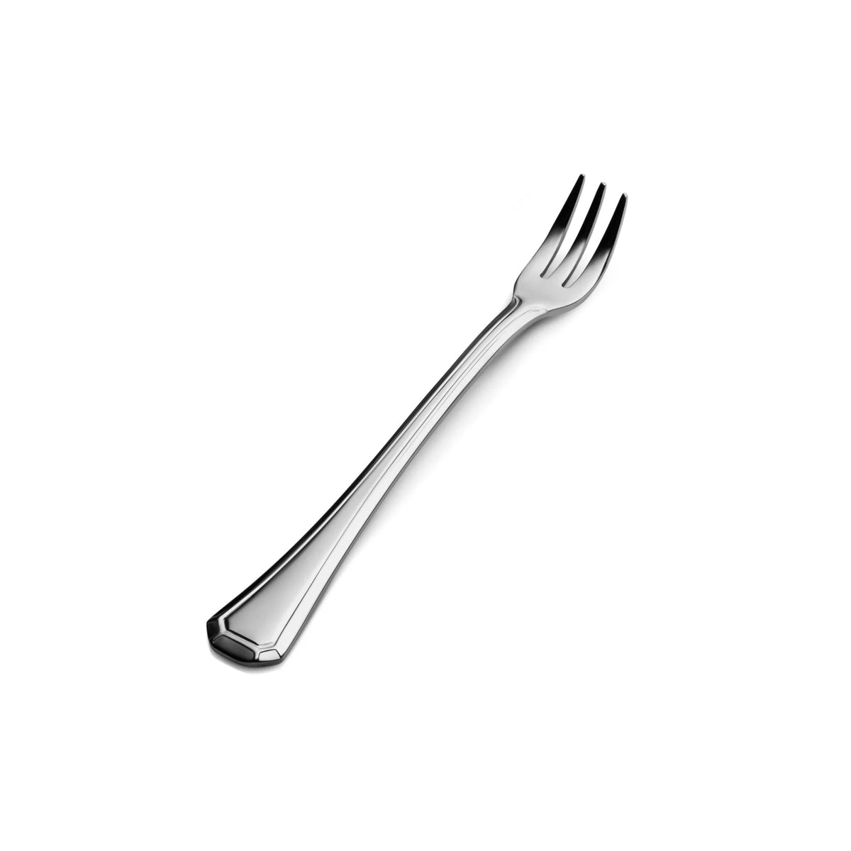 Bon Chef Prism Stainless Steel Teaspoon, Silver, 12/Case - 5 11/16" 18/10 Cocktail Fork