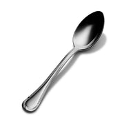 Bon Chef Florence Stainless Steel Teaspoon, Silver, 12/Case - 7 1/4" 18/10 Extra Heavy Weight Soup Dessert Spoon