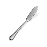 Bon Chef Renoir Stainless Steel Teaspoon, Silver, 12/Case - 6 5/8" 13/0 Flat Handle Butter Spreader