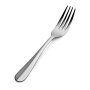 Bon Chef Monroe Teaspoon, Silver, 12/Case - 8 1/8" 18/0 European Dinner Fork