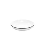 Crow Canyon Home Vintage Deep Plate, 10 1/2" Diameter - Black White