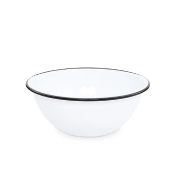 Crow Canyon Home Vintage Bowl, 2 qt. - Black White