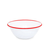 Crow Canyon Home Vintage Bowl, 2 qt. - Red White