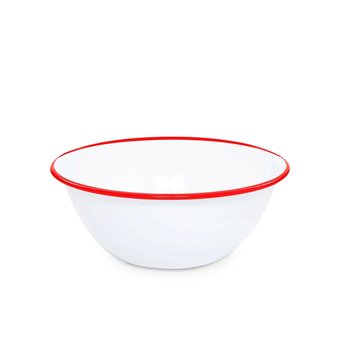 Crow Canyon Home Vintage Bowl, 2 qt. - Red White