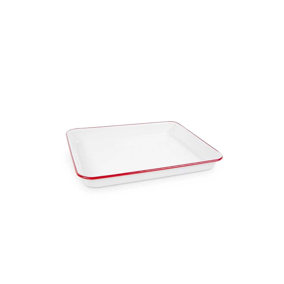 Crow Canyon Home Vintage Tray, 8 3/4" x 11 1/4" - Red White