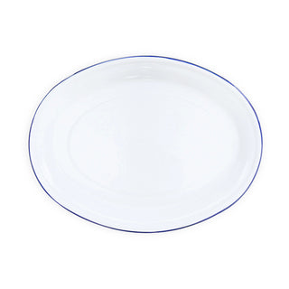 Crow Canyon Home Platter, 13" x 18" - Blue White
