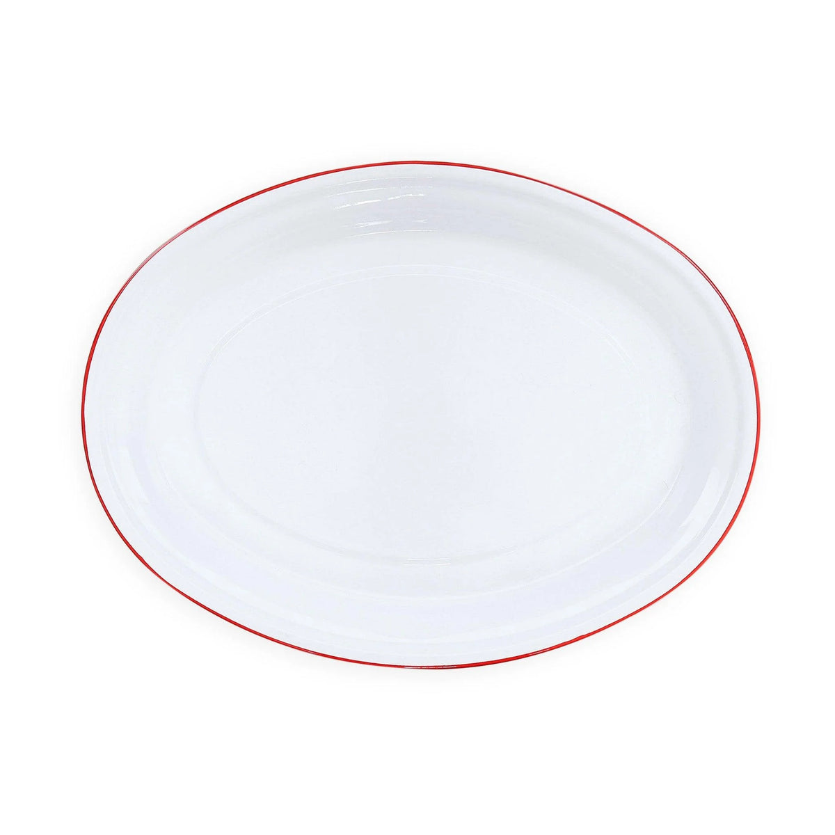 Crow Canyon Home Platter, 13" x 18" - Red White