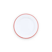 Crow Canyon Home Vintage Plate, 8" Diameter - Red White
