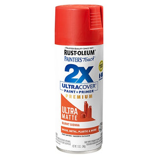 Rust-Oleum Corporation 334020 Spray Paint, 12 oz., Black, 6/Case - Default Title