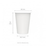 Karat 12 Ounces / White / C-KCP12W Cups