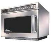 AMANA HDC12A Compact Commercial Microwave - Heavy Duty 1200 Watts, 120V