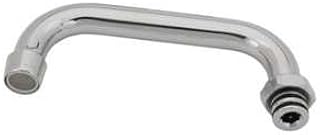 Royal Industries Spout For Add-A-Faucet, Stainless Steel, 6'', Silver