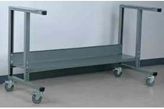 Ergonomic Mobile Frame, 41" W X 27" D X 35-40" H, Black
