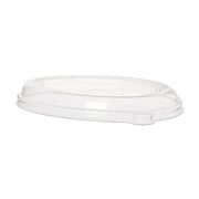 Compostable Clear Oval Bowl Lids by Vegware – Oval, PLA, Clear, Pack of 300, Model VW-SCV32LIDLP