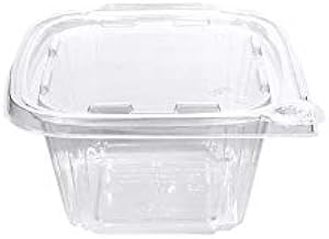 Eatery Essentials 16 oz Take Out Container with Tamper Evident Hinged Lid, Clear | 240/Case
