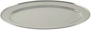 CAC China SSPL-16-OV Stainless Steel Oval Platter 16"
