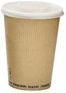 PacknWood Soup Cup with Rippled Kraft Design - 8 oz