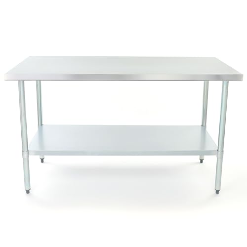 Adcraft 30" x 72" / Silver / Commercial Work Table Utility Tables