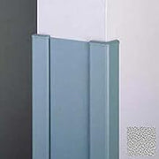 End Wall 90 Corners, 2'' Wings, 8'H W/Caps. 6" W, Pearl Gray