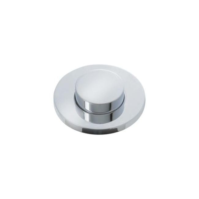 Tuxedo Air Activated Switch Button Chrome by InSinkErator – Brass, Chrome, Model 78663B-ISE