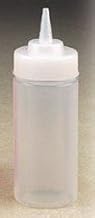 Clear Polyethylene 12 Oz. Squeeze Bottle