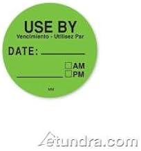 DayMark - 112433 - MoveMark 1 1/2 in Round Green Use By Label