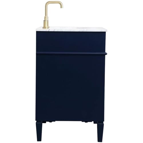 Elegant Decor 32" - Single / Blue,gold / Modern Wheel Care