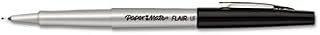 Paper Mate Flair Porous Point Stick Free-Flowing Liquid Pen, Black Ink, Ultra Fine, Dozen, Sold as 1 Dozen