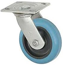 4" Molded Plastic Wheel, Heavy Duty Swivel Plate Caster, 420 Lb. Capacity