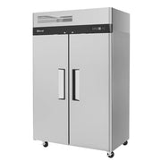 N M3 Series Solid Door Reach-In Freezer by Turbo Air – Stainless-Steel, Model M3F47-2