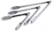 Royal Industries Utility Tongs, Stainless Steel, 12"