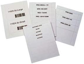 11/16" x 8" Laser Insert Sheets, Letter - Pref., 600/Pk