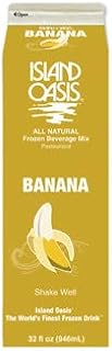 ISLAND OASIS Beverage Mix 32 oz--Pack of 12 (Banana)