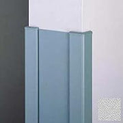 End Wall 90 Corners, 2'' Wings, 12'H W/Caps, 6"W, Silver Gray, Recycled Vinyl