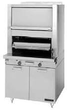 Garland M60XR Master Series Upright Gas Broiler with (1) Ceramic Radiant Deck, Upper Finishing Oven & Standard Oven Base