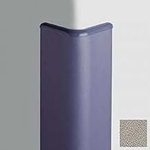 Corner Guard Bullnose 90, 3'' Wings, 12'H W/Caps, Chinchilla