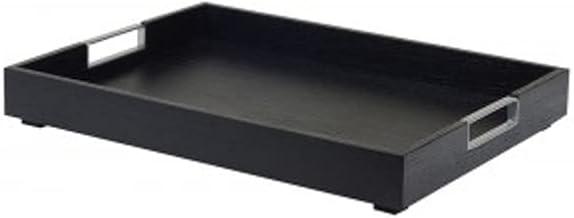 CINDERWOOD Room Service Tray 17" x 22" x 3" by CAL-MIL – 22" x 17" x 3", Cinderwood, Model 22347-87