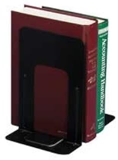 Officemate International Corp Nonskid Steel Book Ends (Set of 2)