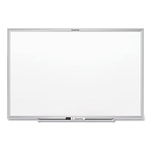 Quartet Silver / 36"W x 24"H / Nano-Clean Magnetic Dry Erase Boards