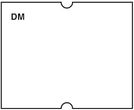 DayMark Safety Systems IT120469 Date Coder Blank Label, for DM4 SpeedyMark Express 20 2-Line Marking Gun, White Pack of 8 Rolls