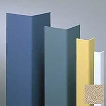 Surface Mounted Corner Guard, 90, 3/4" Wings, 4'H, Tan, Vinyl