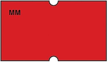 DayMark Safety Systems IT120552 MoveMark Date Coder Removable Label for DM3 SpeedyMark 10 1-Line Marking Gun, Florescent Red (Pack of 8 Rolls)