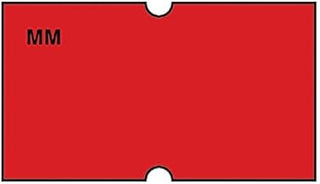 DayMark Safety Systems IT120552 MoveMark Date Coder Removable Label for DM3 SpeedyMark 10 1-Line Marking Gun, Florescent Red (Pack of 8 Rolls)