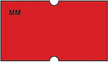 DayMark Safety Systems IT120552 MoveMark Date Coder Removable Label for DM3 SpeedyMark 10 1-Line Marking Gun, Florescent Red (Pack of 8 Rolls)