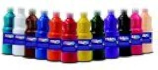 Prang Non-Toxic Ready-To-Use Liquid Tempera Paint - 1 Pt. Squeeze Bottle, Pack 12