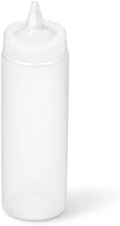 Vollrath 4924-13 Squeeze Bottle - Ribbed, 24 oz. Capacity - Single Bottle