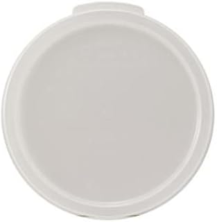 Winco PPRC-1C Cover Only, Fits 1 Qt., Round, White, Polypropelyne - Food Storage Container