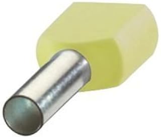 Thomas & Betts F4006 TERMINAL, FERRULE, CRIMP, YEL, 24AWG (1 piece)