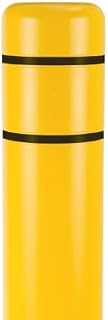 BollardGard 8" x 52" Bollard Cover Yellow - Innoplast (Yellow Black Tape)
